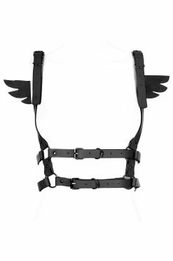 Fallen Angel Wings Harness [BLACK] -Goth Accessories Sales 03293A 1800x1800