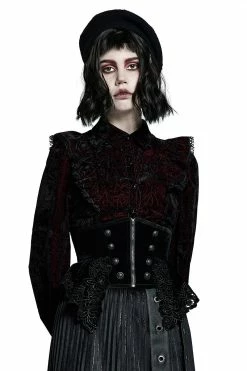 Beautiful Death Velvet Corset