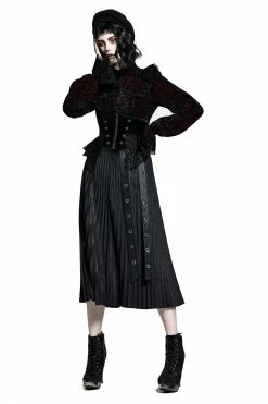 Beautiful Death Velvet Corset -Goth Accessories Sales 04028 1800x1800