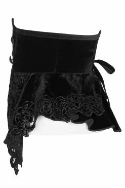 Beautiful Death Velvet Corset -Goth Accessories Sales 05735 1800x1800