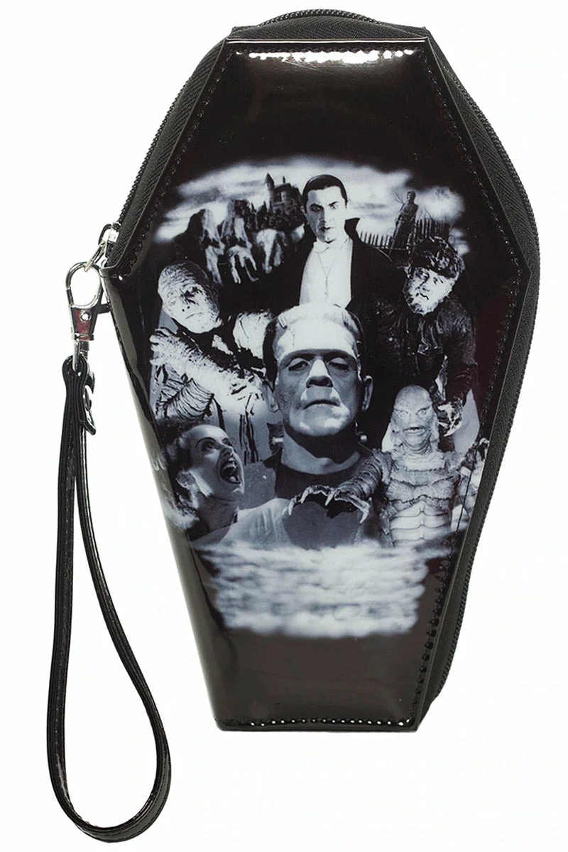 Monster Collage Coffin Wallet 1 Monster Collage Coffin Wallet