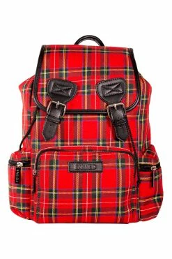 Mad Plaid Backpack [Red Plaid]