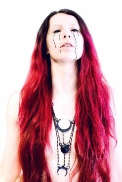 Long Moon Phases Necklace