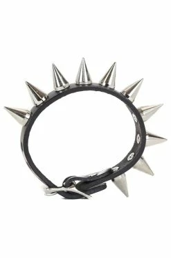 Stay Away Spiked Bracelet