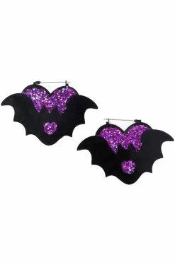 Purple Heart Bat Hoop Earrings -Goth Accessories Sales 33333 97fb1f0b db38 4c39 b9ba 640c522e09a9 1800x1800