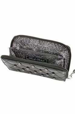 Black Studded Bats Wallet -Goth Accessories Sales 8989898 1800x1800