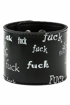 Foul Mouth Cuff Bracelet