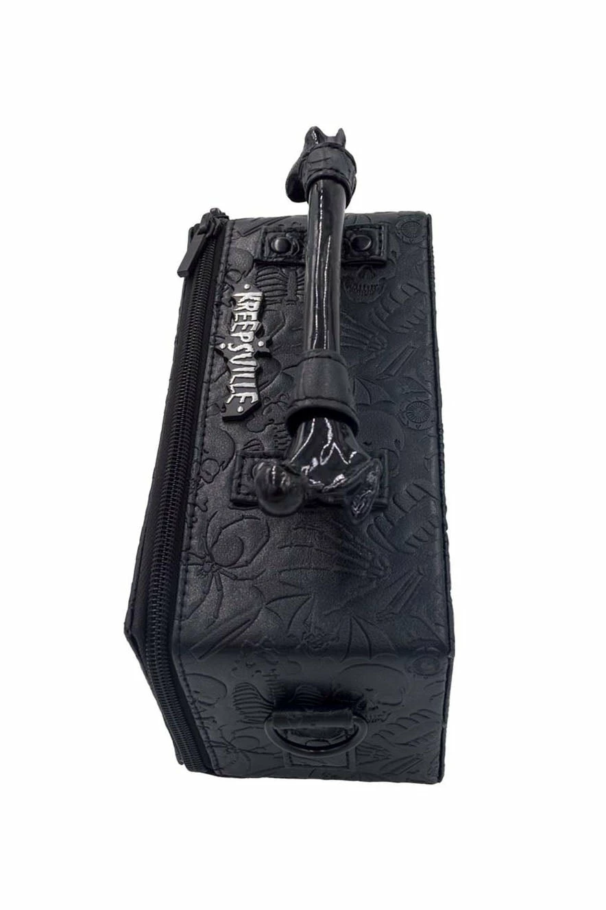 Embossed Skull Coffin Purse Bag 2 Embossed Skull Coffin Purse Bag - Image 2