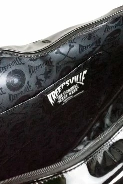 Spiderweb Sparkle Heart Bag -Goth Accessories Sales BGHGW 4 1800x1800