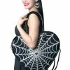 Spiderweb Sparkle Heart Bag