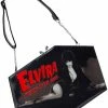 Elvira Skull Kiss Lock Deluxe Coffin Handbag