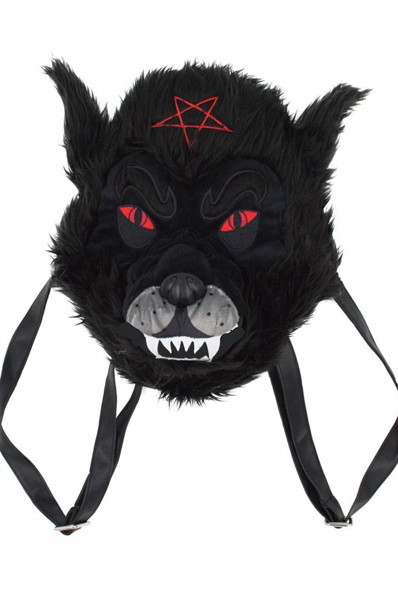 Wolfhead Plush Purse / Backpack 1 Wolfhead Plush Purse / Backpack