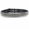 3 Rows Punk Pyramid Stud Belt [Silver]