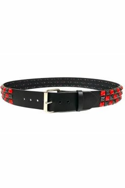 Not Dead Yet Checkered Belt [Red / Black] -Goth Accessories Sales BT555 RS 500x 6b403f5c 11dc 49a3 9d26 f17a5a33f7f9 1800x1800