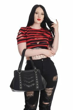 Night Wings Handbag [BLACK] -Goth Accessories Sales Bat Handbag 1800x1800