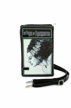 Bride Of Frankenstein Book Bag -Goth Accessories Sales Book Shaped Bag 1800x1800