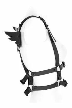 Fallen Angel Wings Harness [BLACK] -Goth Accessories Sales CaptureOne05389A 1800x1800