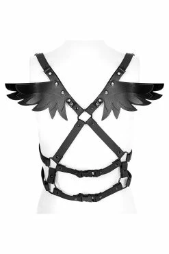 Fallen Angel Wings Harness [BLACK] -Goth Accessories Sales CaptureOne05392A 1800x1800