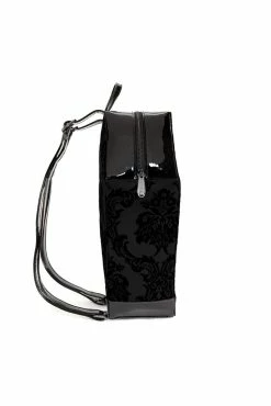 Damask Coffin Backpack [BLACK] -Goth Accessories Sales Casket Purse 1800x1800