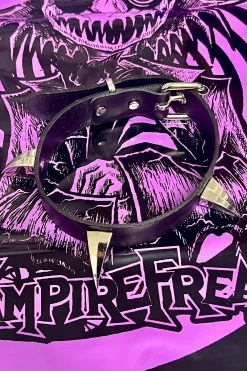 Claws Out Choker [3 Spikes] -Goth Accessories Sales Claw Collar 1800x1800