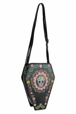 Spooky Sugar Skull Convertible Backpack -Goth Accessories Sales Coco Handbag 1800x1800