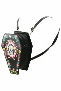Spooky Sugar Skull Convertible Backpack -Goth Accessories Sales Coffin Purse badf4247 7d07 4a3f 9ecd 622551f761ff 1800x1800