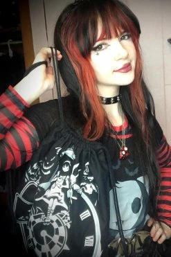 Alice In Wonderland Clock Bag [Multiple Styles Available] -Goth Accessories Sales Creepy Gpth Purse 1800x1800