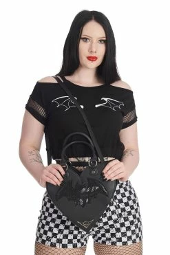 Dreamology Handbag -Goth Accessories Sales Emo Heart Purse 1800x1800