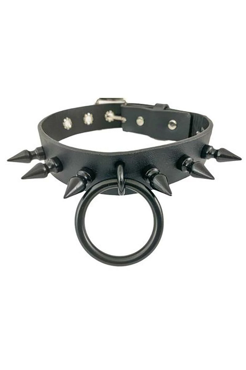 Buried In Black Bondage Collar 1 Buried In Black Bondage Collar