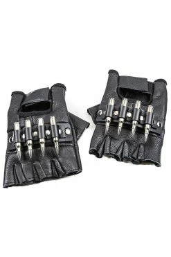 Fight The Machine Fingerless Gloves