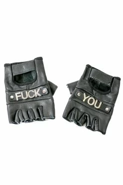 Fuck You Leather Gloves