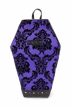 Damask Coffin Backpack [PURPLE]