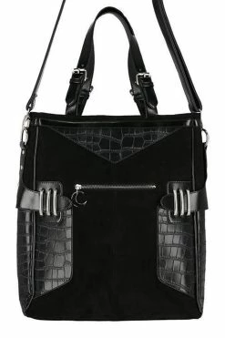 Layla Shopper Bag 7 Layla Shopper Bag -Goth Accessories Sales Gothic Vegan Leather Purse 1800x1800