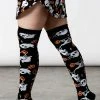 Haunted Pumpkin Knee-High Socks