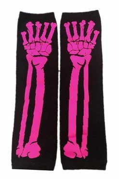 Skeleton Arm Warmers [Magenta] -Goth Accessories Sales Harajuku Punk Style Black Skull Half Finger Long Glove Women Knit Length Sleeve Retro Gothic Fingerless.png 640x640 3c0e78dd 5b21 4380 9143 6d7b469f7524 1800x1800