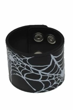 Dark Web Cuff Bracelet -Goth Accessories Sales IMG 4624 1800x1800