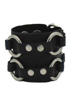 Funk Plus 2 Strap O-ring Bracelet -Goth Accessories Sales IMG 4710 1800x1800