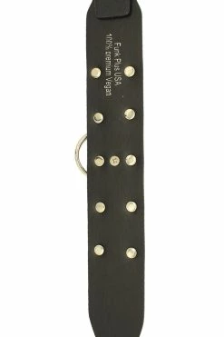 Razor Blade Bondage Black Leather Collar -Goth Accessories Sales IMG 4898 1800x1800