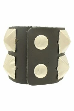 Basket Case Pyramid Stud Bracelet -Goth Accessories Sales IMG 5795 1800x1800