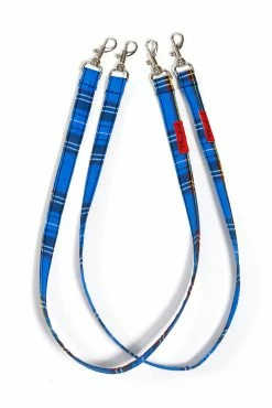 Tripp NYC Bondage Straps - Plaid [Multiple Colors Available] -Goth Accessories Sales IS5013P BLUPLD FLAT 23fdc825 008a 46a0 8a36 7a21251675ec 1800x1800