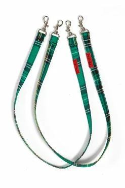 Tripp NYC Bondage Straps - Plaid [Multiple Colors Available] -Goth Accessories Sales IS5013P GRNPLD FLAT 33db4efe 2de6 42c4 a160 41937fe723c0 1800x1800