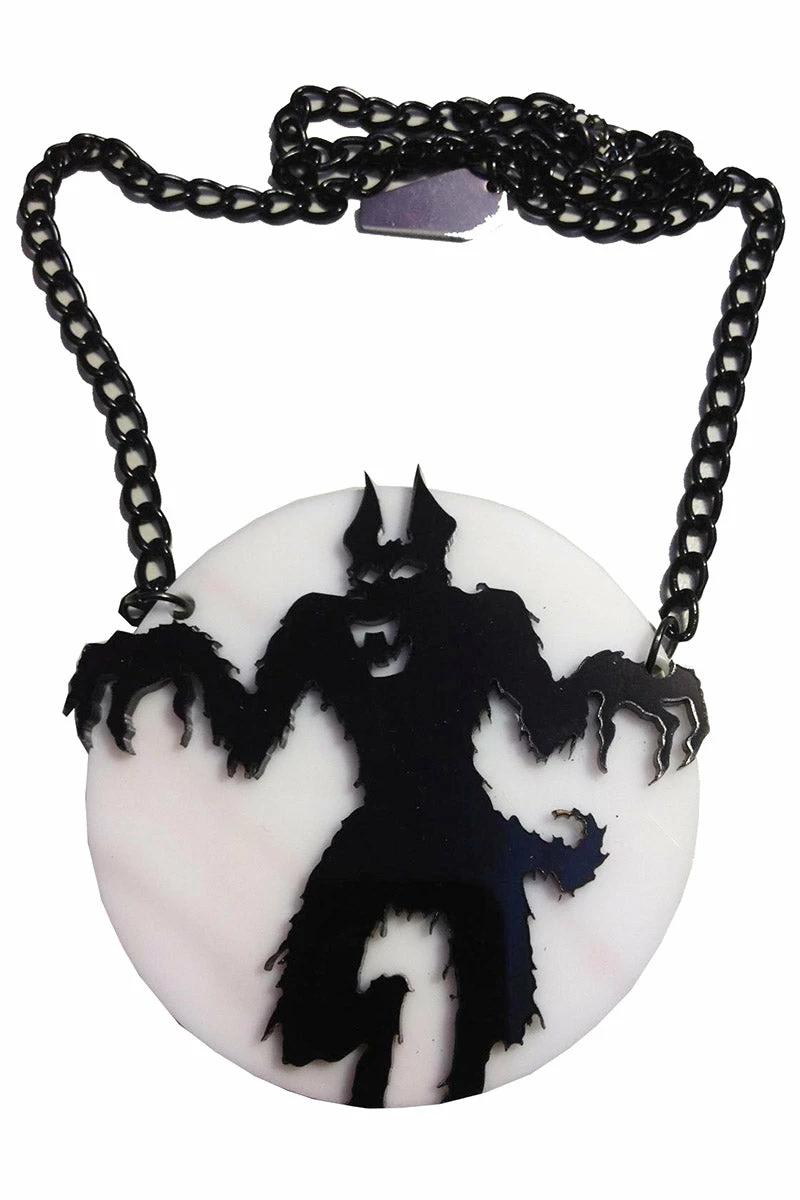 Howling At The Moon Werewolf Necklace 1 Howling At The Moon Werewolf Necklace