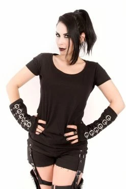 Buckle Armwarmers -Goth Accessories Sales K3gABrpg 1800x1800