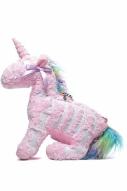 Dead Pastel Unicorn Skeleton Crossbody Bag -Goth Accessories Sales LB BH201P 201903 510x612copy 1800x1800