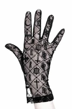 Luxurious Goth Gloves