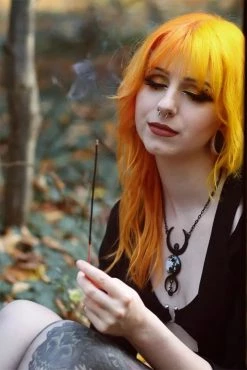 Black Full Moon Necklace -Goth Accessories Sales Moon Necklace 1800x1800