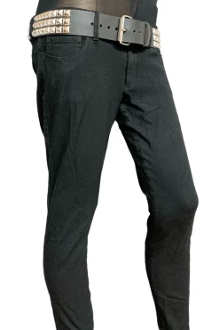 3 Rows Punk Pyramid Stud Belt [Silver] -Goth Accessories Sales OK 1800x1800