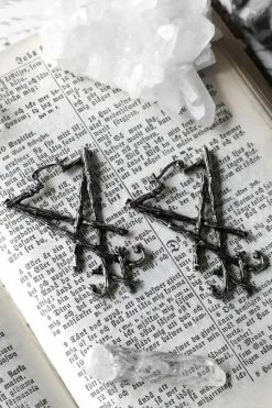 Silver Sigil Earrings