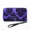Violet Damask Wallet