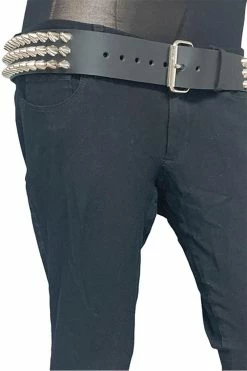 Chaos Cone Stud Belt [3 Rows] -Goth Accessories Sales SRE 1800x1800